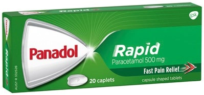 Panadol Rapid Caplets 20 Pack***