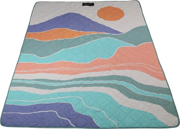 Earth by Wanderer Sunset Recycled Picnic Mat