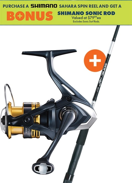 Shimano Sahara Spin Reels