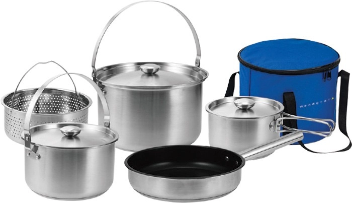 Wanderer 6pc Stainless Steel Pot Set