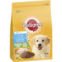 Pedigree Puppy With Chicken & Rice Dry Dog Food 2.5kg