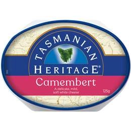 Tasmanian Heritage Camembert Cheese 125g