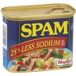 Spam Ham Low Salt 340g