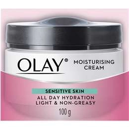 Olay Moisturising Face Cream Sensitive Skin 100g