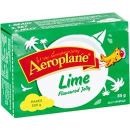 Aeroplane Original Lime Flavoured Jelly 85g