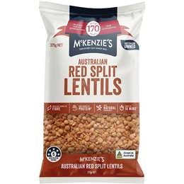 Mckenzie's Lentils Red 375g