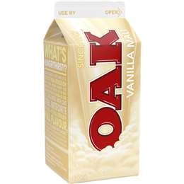 Oak Vanilla Malt Flavoured Milk 600ml