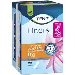 Tena Liners Ultra Long  22 Pack