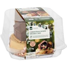 Woolworths Christmas House Smash Cake 1.25kg