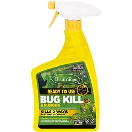 Brunnings Bug & Fungus Kill Rtu  1l