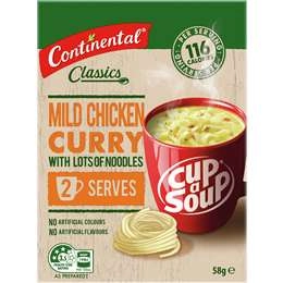 Continental Classics Cup A Soup Mild Chicken Curry 58g