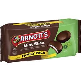 Arnott's Mint Slice Chocolate Biscuits Family Pack 365g