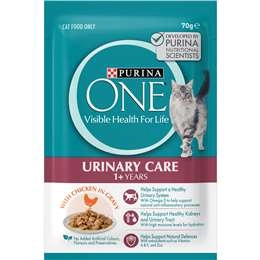 Purina One Adult Urinary Care With Chicken In Gravy Wet Cat Food 70g