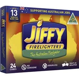 Jiffy Bbq Accessory Fire Lighters Economy 24 Pack