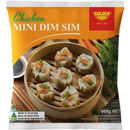 Golden Wok Asian Mini Chicken Dim Sims 660g