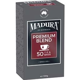 Madura Premium Blend Tea Bags 50 Pack 100g