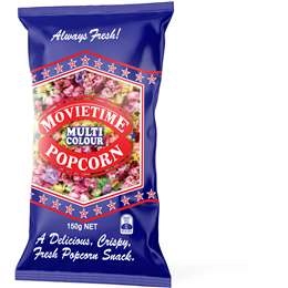 Movietime Popcorn Bag Multi Coloured 150g