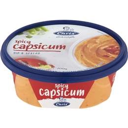 Chris' Dips Spicy Capsicum  200g