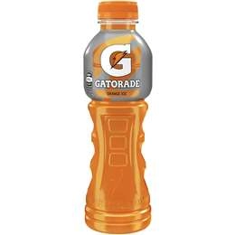 Gatorade Sports Drinks Orange Ice Electrolyte Hydration Bottle 600ml