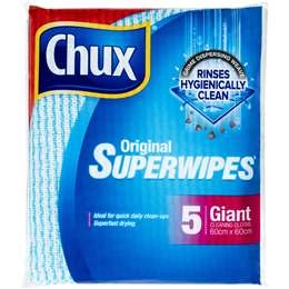 Chux Original Superwipes Giant 5 Pack