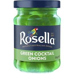 Rosella Green Cocktail Onions 150g