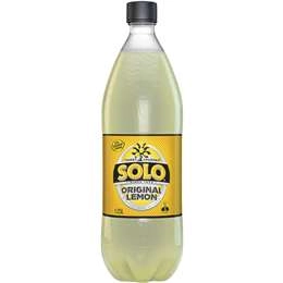 Solo Thirst Crusher Original Lemon Soft Drink Bottle 1.25l