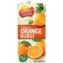 Golden Circle Orange Burst Fruit Drink Breakfast Drink 1l