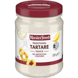 Masterfoods Traditional Tartare Sauce 220g