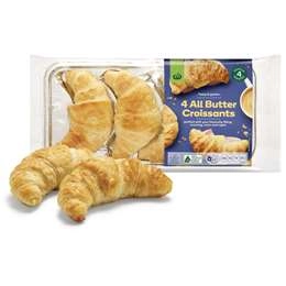 Woolworths All Butter Croissants  4 Pack