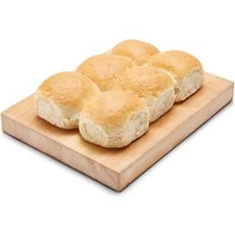 Woolworths Bread Rolls Crusty Lunch 6 Pack