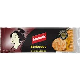 Fantastic Rice Crackers Bbq 100g