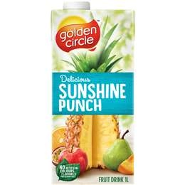 Golden Circle Drinks Sunshine Punch Fruit Drink 1l