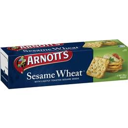 Arnott's Sesame Wheat Crackers 250g