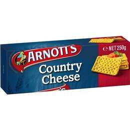 Arnott's Country Cheese Crackers 250g