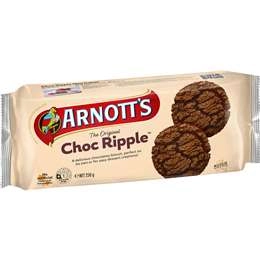 Arnott's Choc Ripple Plain Biscuits 250g