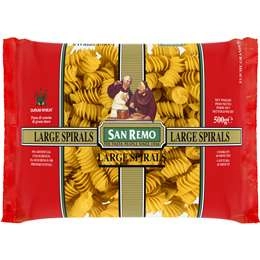 San Remo Spirals Large Pasta 500g