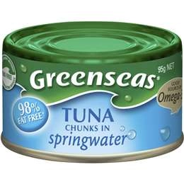 Greenseas Tuna Chunks In Springwater  95g