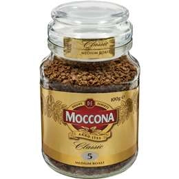 Moccona Freeze Dried Instant Coffee Classic Medium Roast 100g