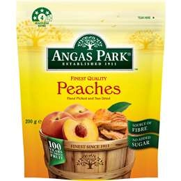 Angas Park Peaches Dried 200g