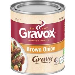 Gravox Brown Onion Gravy Mix Tin  120g