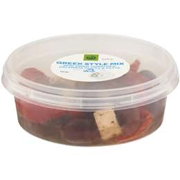 Woolworths Greek Style Mix, Semi Dried Tomatoes Olives Fetta 120g