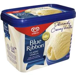 Blue Ribbon Frozen Dessert Classic Vanilla  2l