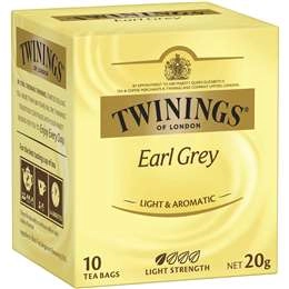 Twinings Earl Grey Tea Bags  10 Pack