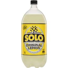 Solo Thirst Crusher Original Lemon Soft Drink Bottle 2l