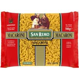 San Remo Macaroni Pasta No 38 500g