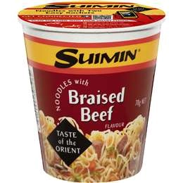 Suimin Brasied Beef Noodle Cup 70g