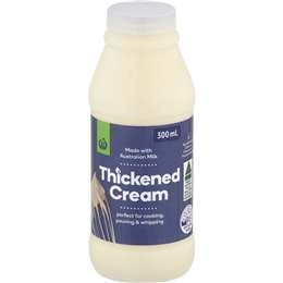 Woolworths Thickened Cream  300ml