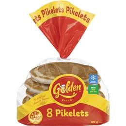 Golden Pikelets  8 Pack