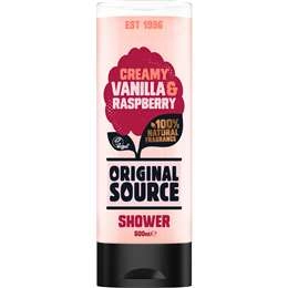 Original Source Shower Gel Vanilla & Raspberry Shower Gel 500ml