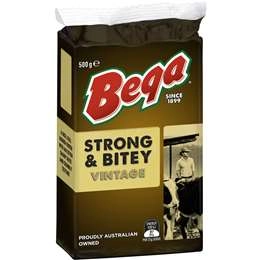 Bega Cheese Block Strong & Bitey Vintage 500g